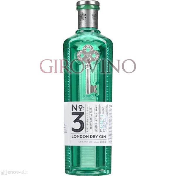 Berry Bros & Rudd, Gin London Dry N.3, 700 ml