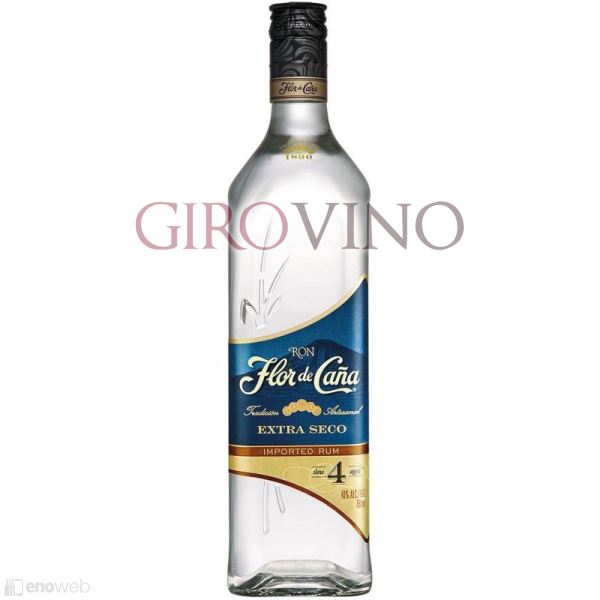 Flor de Caña, Ron Extra Seco 4 YO, 700 ml