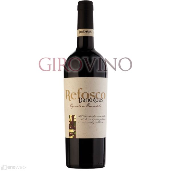 Dario Coos, Refosco dal peduncolo rosso 2020, 750 ml