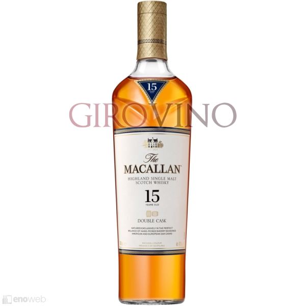The Macallan, Scotch Whisky Highland Single Malt Double Cask 15 YO, 700 ml